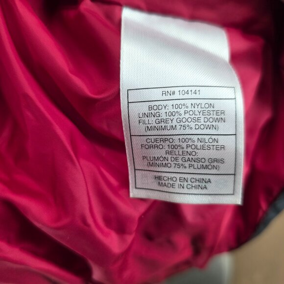 Nike ACG Women’s Black Full Zip 550 Level  3 Goose Down Puffer Jacket Size M - Picture 11 of 15